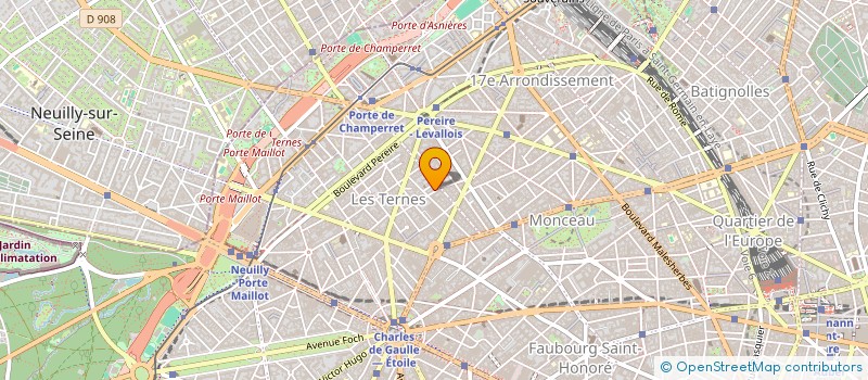 localisation de l'entreprise SARL XAVIER MAITRE  PARIS