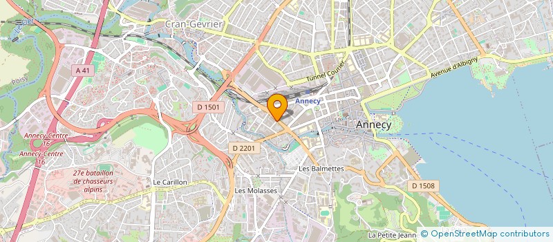 localisation de l'entreprise SARL XDR  ANNECY