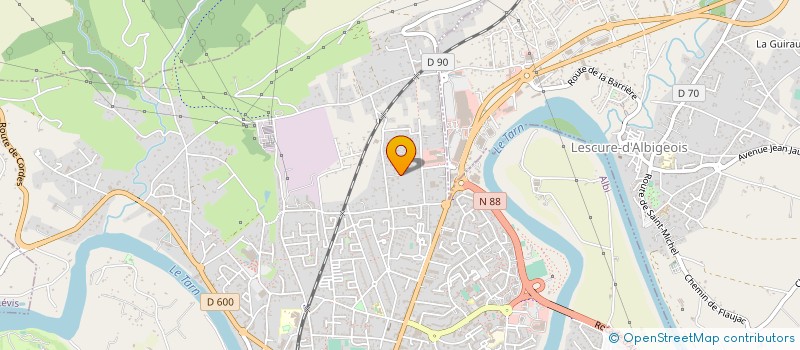 localisation de l'entreprise SARL XENODICE à ALBI