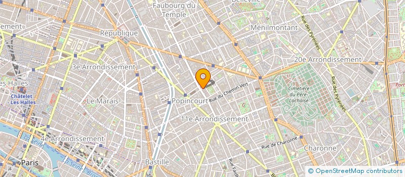 localisation de l'entreprise SARL XINXIAN à PARIS