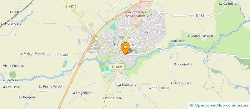 localisation de l'entreprise SARL XJM  VEZINS