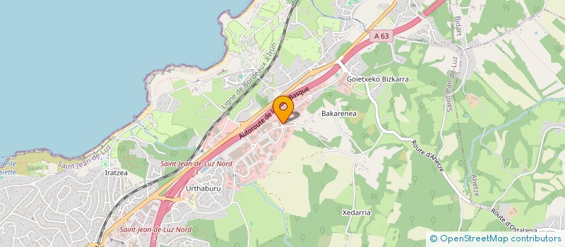 localisation de l'entreprise SARL XOKO FERDEA à SAINT-JEAN-DE-LUZ