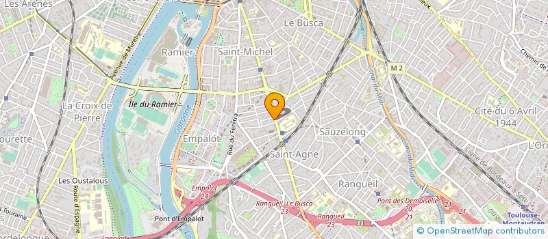 localisation de l'entreprise SARL  XP INFORMATIQUE'  TOULOUSE