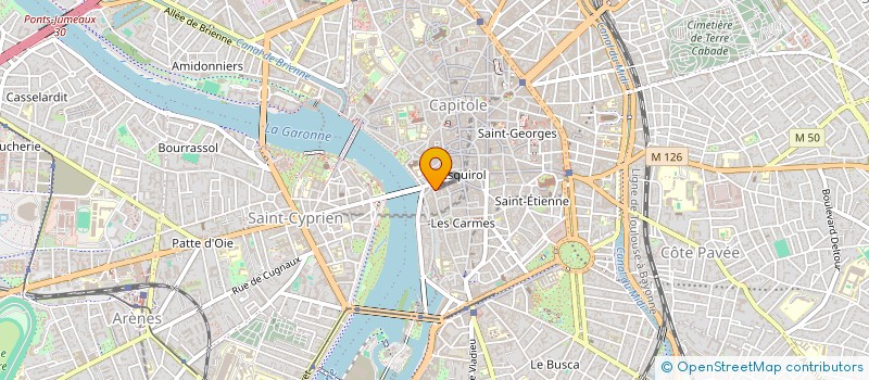 localisation de l'entreprise SARL XS COMM  TOULOUSE