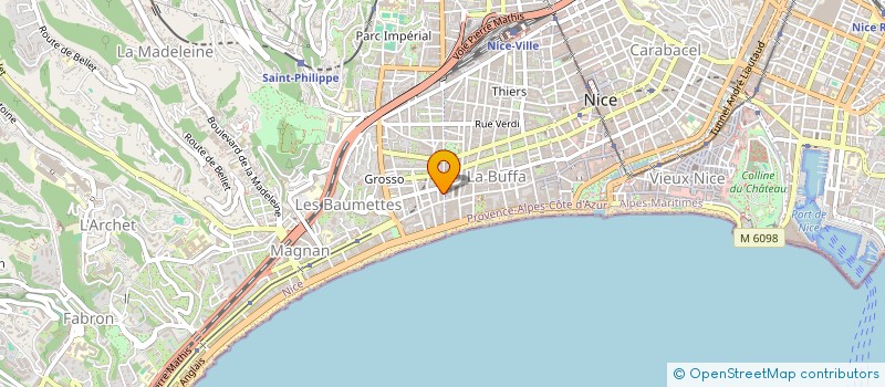 localisation de l'entreprise SARL XUAN-DIEU à NICE