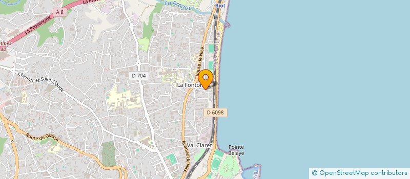 localisation de l'entreprise SARL XUEREB  ANTIBES