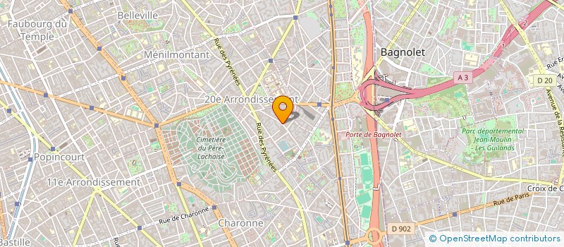 localisation de l'entreprise SARL XUGUO  PARIS