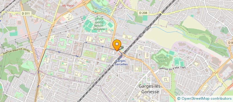 localisation de l'entreprise SARL Y A H  SARCELLES