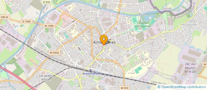 localisation de l'entreprise SARL Y'ACSA  ARMENTIERES