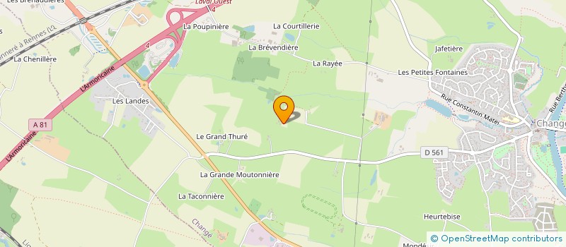 localisation de l'entreprise SARL Y.L. à CHANGE