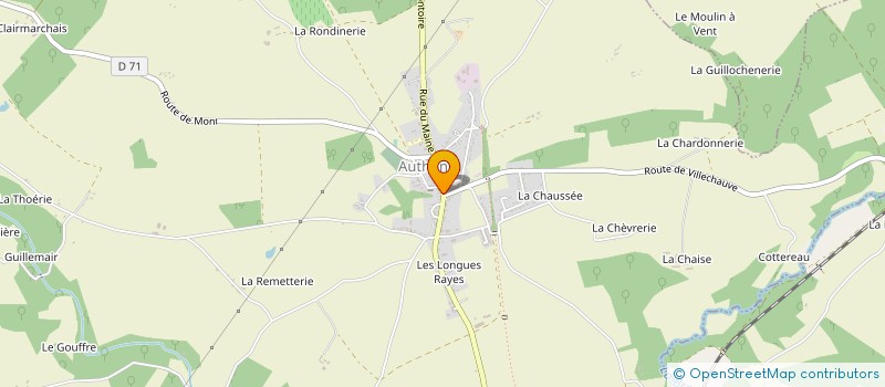 localisation de l'entreprise SARL Y.R.  AUTHON