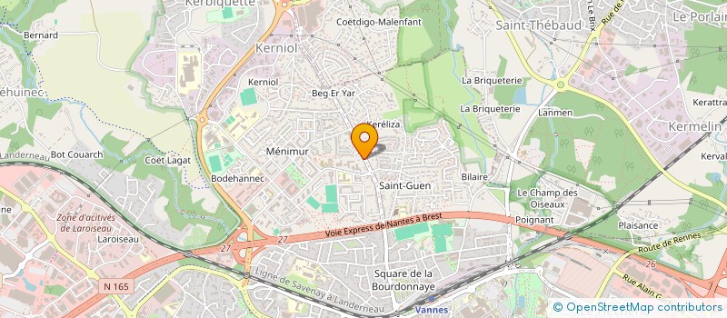 localisation de l'entreprise SARL YAKA  VANNES