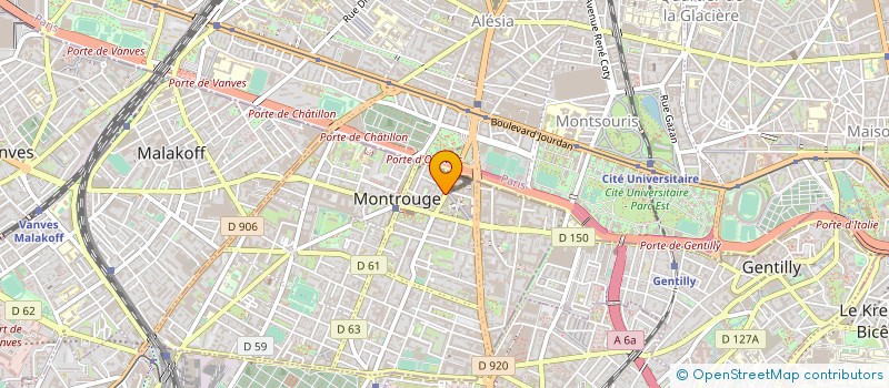localisation de l'entreprise SARL YAKIGUSHI à MONTROUGE