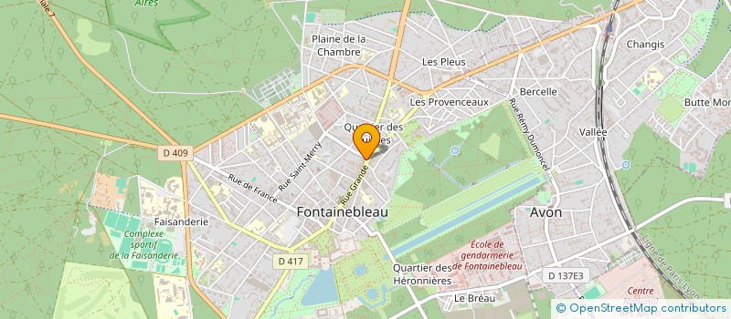 localisation de l'entreprise SARL YANN à FONTAINEBLEAU