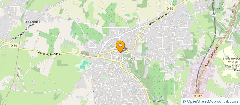 localisation de l'entreprise SARL YANN ARMAND OPTIQUE à CHAPONOST