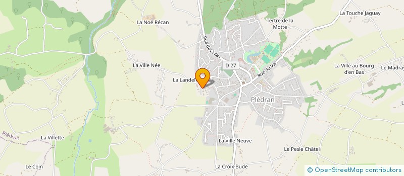 localisation de l'entreprise SARL YANNICK CLERICE à PLEDRAN