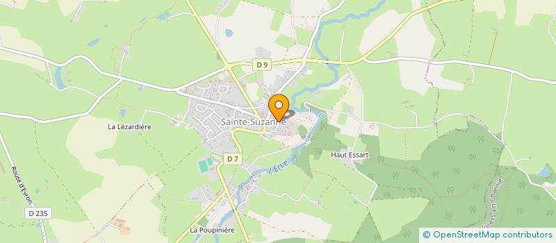 localisation de l'entreprise SARL YARAE  SAINTE-SUZANNE-ET-CHAMMES