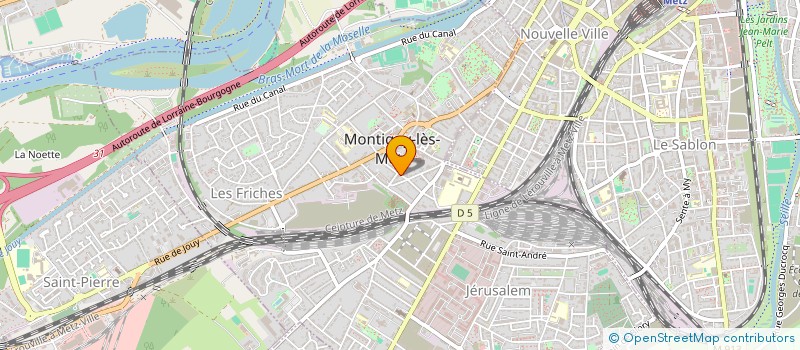 localisation de l'entreprise SARL YASMEN à MONTIGNY-LES-METZ