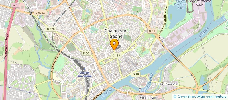 localisation de l'entreprise SARL YETAT FRANCE à CHALON-SUR-SAONE