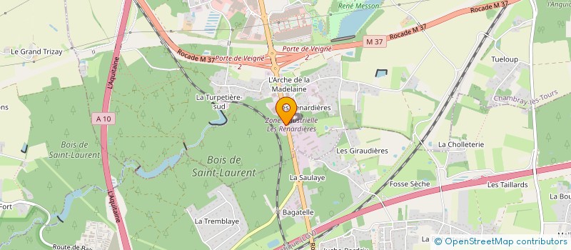 localisation de l'entreprise SARL YILMAZ  CHAMBRAY-LES-TOURS