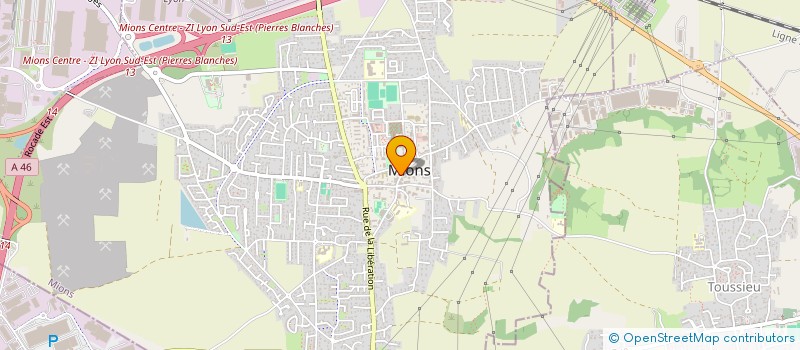 localisation de l'entreprise SARL YK  MIONS