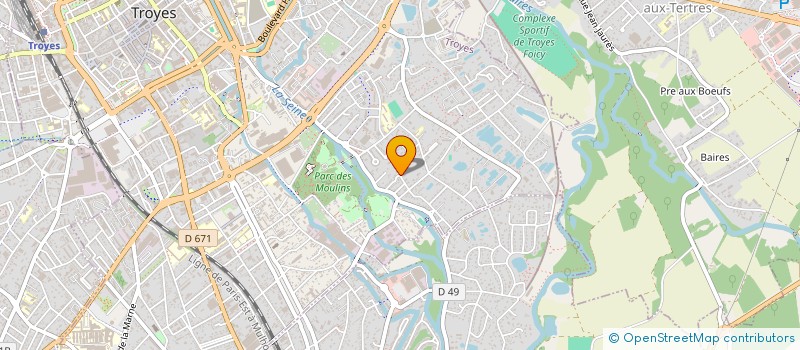 localisation de l'entreprise SARL YLANE à TROYES