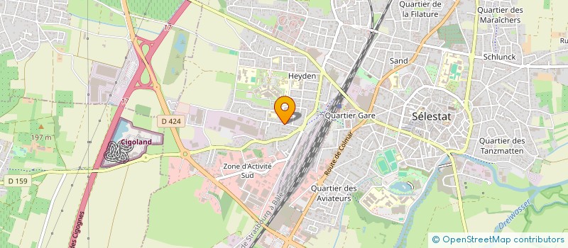 localisation de l'entreprise SARL YLDIZ FRERES à SELESTAT