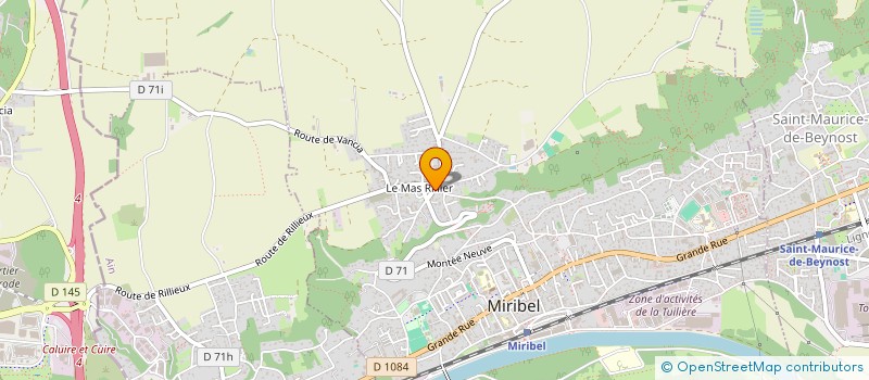 localisation de l'entreprise SARL YOELEC à MIRIBEL