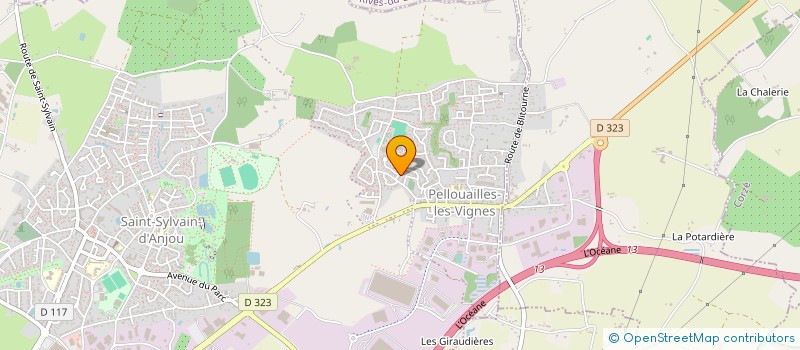 localisation de l'entreprise SARL YOLANDE D'ARAGON  VERRIERES-EN-ANJOU