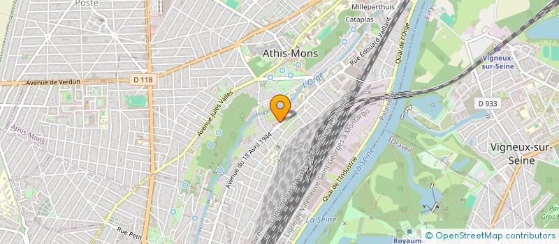 localisation de l'entreprise SARL YOU PIZZA 91  ATHIS-MONS