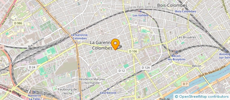 localisation de l'entreprise SARL YOUMI à LA GARENNE-COLOMBES