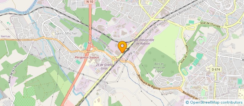 localisation de l'entreprise SARL YSBPR à ANGOULEME