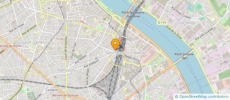 localisation de l'entreprise SARL YVA  BORDEAUX