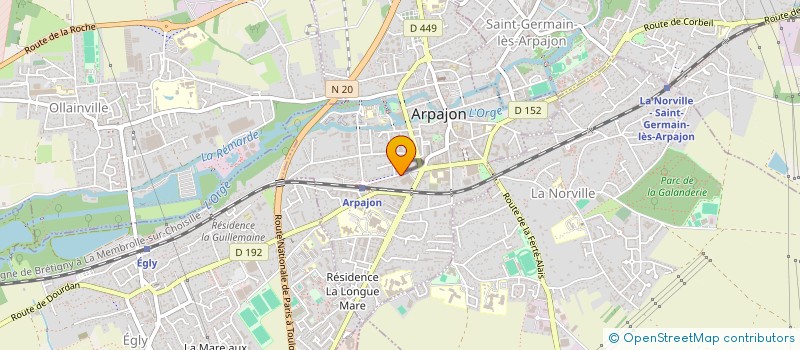 localisation de l'entreprise SARL YVES HOA à ARPAJON