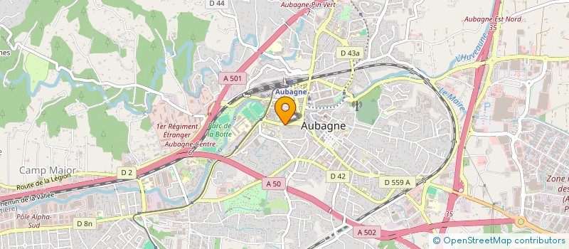 localisation de l'entreprise SARL YVES LE BRETON à AUBAGNE