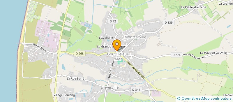 localisation de l'entreprise SARL YVES LE ROUX  GOUVILLE-SUR-MER