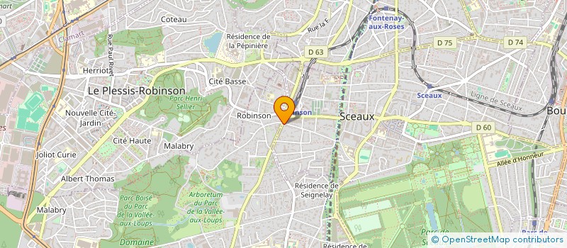 localisation de l'entreprise SARL YVES LY à SCEAUX