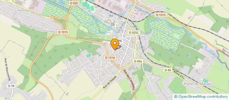 localisation de l'entreprise SARL YVES VILLEFROY à EU