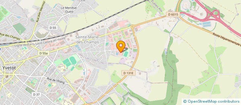localisation de l'entreprise SARL YVETOT CONTROLE TECHNIQUE à SAINTE-MARIE-DES-CHAMPS