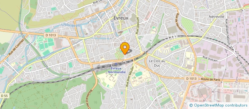 localisation de l'entreprise SARL YVON à EVREUX