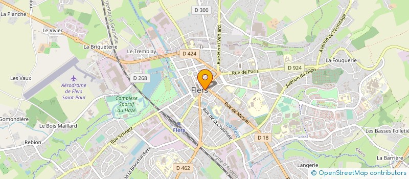 localisation de l'entreprise SARL YVON LEVEQUE à FLERS