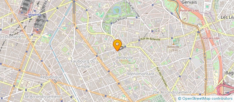 localisation de l'entreprise SARL Z.N.3M  PARIS