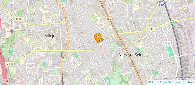 localisation de l'entreprise SARL Z.S.A.  VITRY-SUR-SEINE