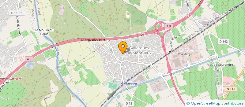 localisation de l'entreprise SARL Z-VO VEHICULES OCCASION  GALLARGUES-LE-MONTUEUX