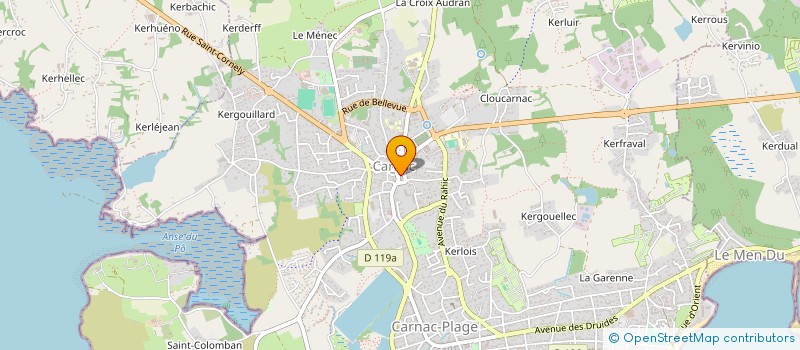 localisation de l'entreprise SARL Z3 à CARNAC