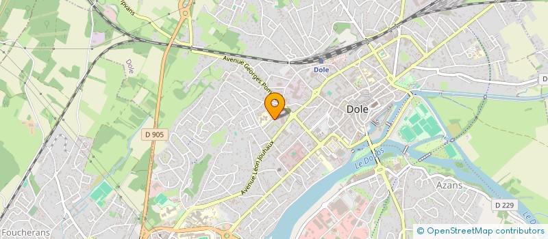 localisation de l'entreprise SARL ZADOINOFF ERIC à DOLE