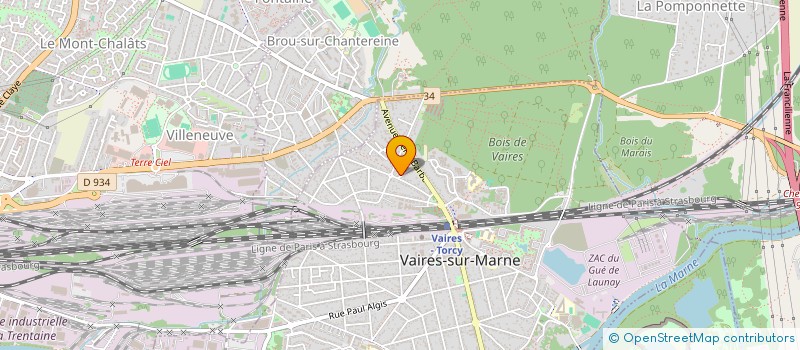 localisation de l'entreprise SARL ZAFFINI à VAIRES-SUR-MARNE