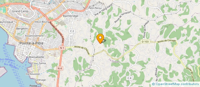 localisation de l'entreprise SARL ZAMI LOCATION à LES ABYMES