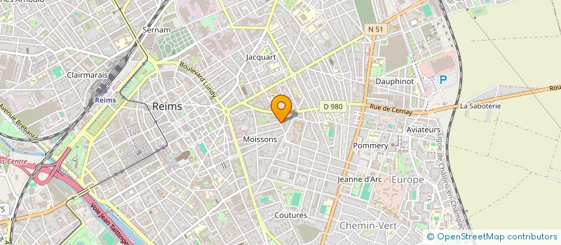 localisation de l'entreprise SARL ZANCHI-BELTRAN à REIMS
