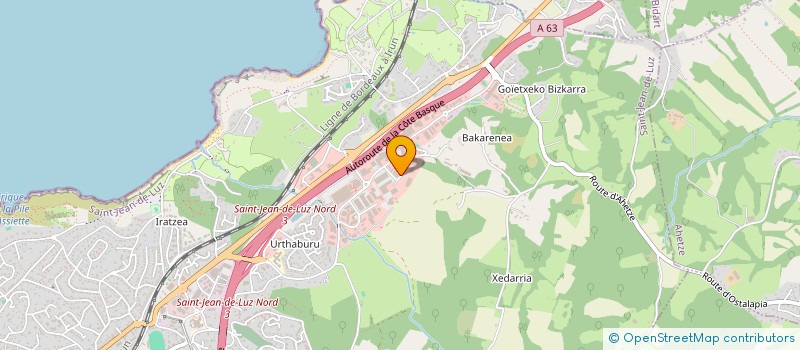 localisation de l'entreprise SARL ZANGO BALOIA  SAINT-JEAN-DE-LUZ